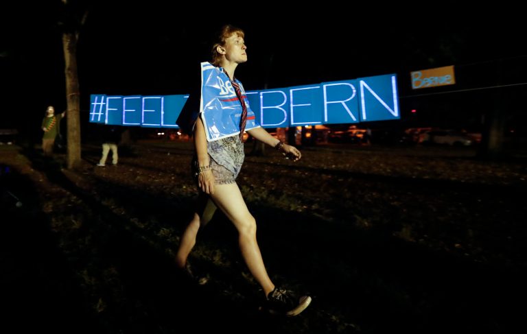 Less than half think the Vermont senator would have won the nomination if it had been a fair race. (AP Photo/Alex Brandon)
