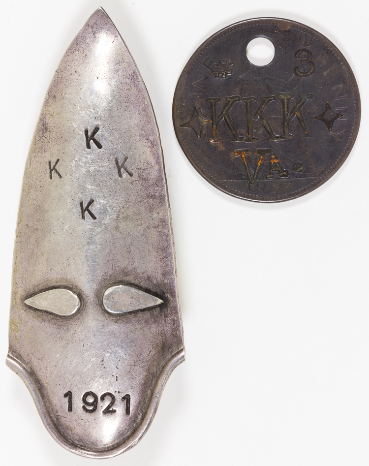 KKK artifacts are popular among collectors. Photo: Alexander Historical Auctions