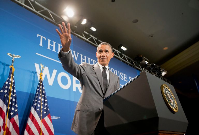 Wouldn't it be great if President Obama acknowledged that U.S. firms are overburdened by the highest corporate tax rate among developed countries, and as a result are becoming less and less competitive? (AP Photo)