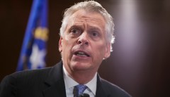 Virginia Gov. Terry McAuliffe presses for gun control at scene of congressional baseball practice shooting