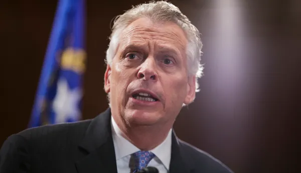 Virginia Gov. Terry McAuliffe presses for gun control at scene of congressional baseball practice shooting