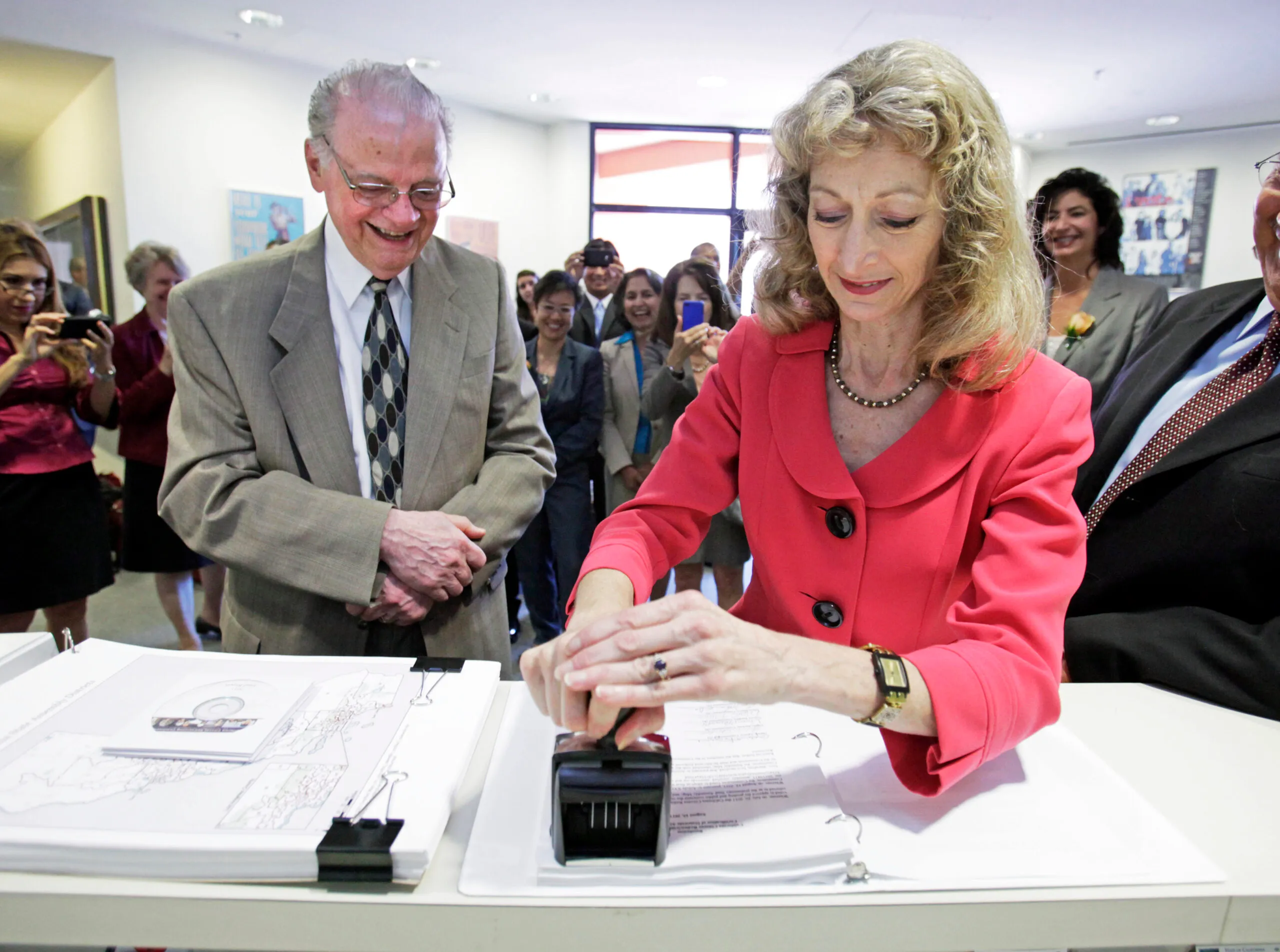 California election boss describes her depression