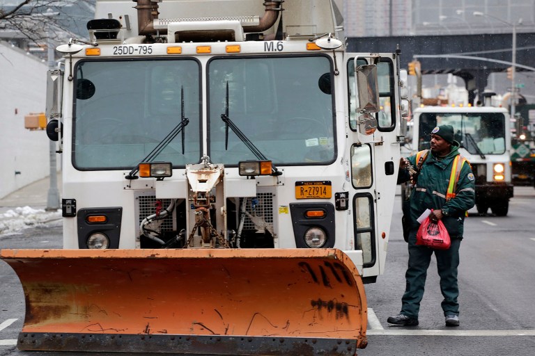 A number of the dirty jobs that keep society going are done by men. (AP Photo/Mark Lennihan)