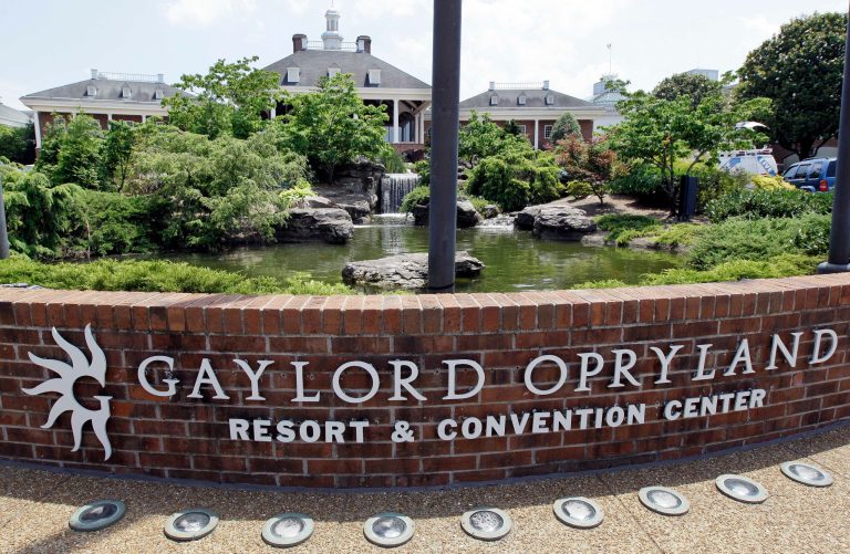 The Gaylord Opryland Resort and Convention Center in Nashville, Tenn. (AP Photo/Mark Humphrey)
