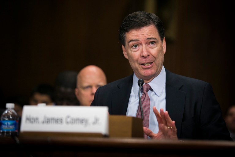 Sarah Sanders said Trump fired James Comey for breaking "the chain of command" and deciding on his own not to prosecute Hillary Clinton, after Attorney General Loretta Lynch recused herself. (Graeme Jennings/Examiner)