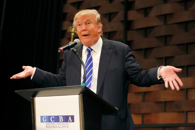 Donald Trump is a white male pushing 70 who inherited wealth, manipulated bankruptcy law, and relied on crony capitalism in his business dealings. (AP Photo/Mic Smith)