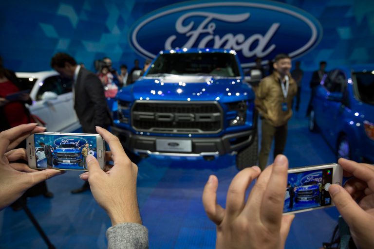 President-elect Trump said Ford's chairman called to tell him they're keeping some jobs in America. (AP Photo/Mark Schiefelbein, File)