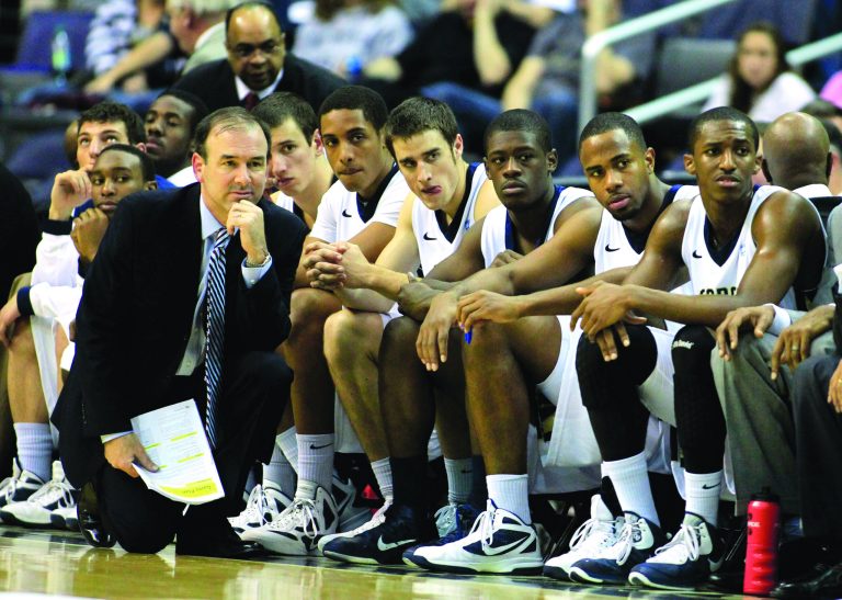 Luis M. Alvarez/AP
George Washington coach Mike Lonergan could have four freshmen in the starting lineup.