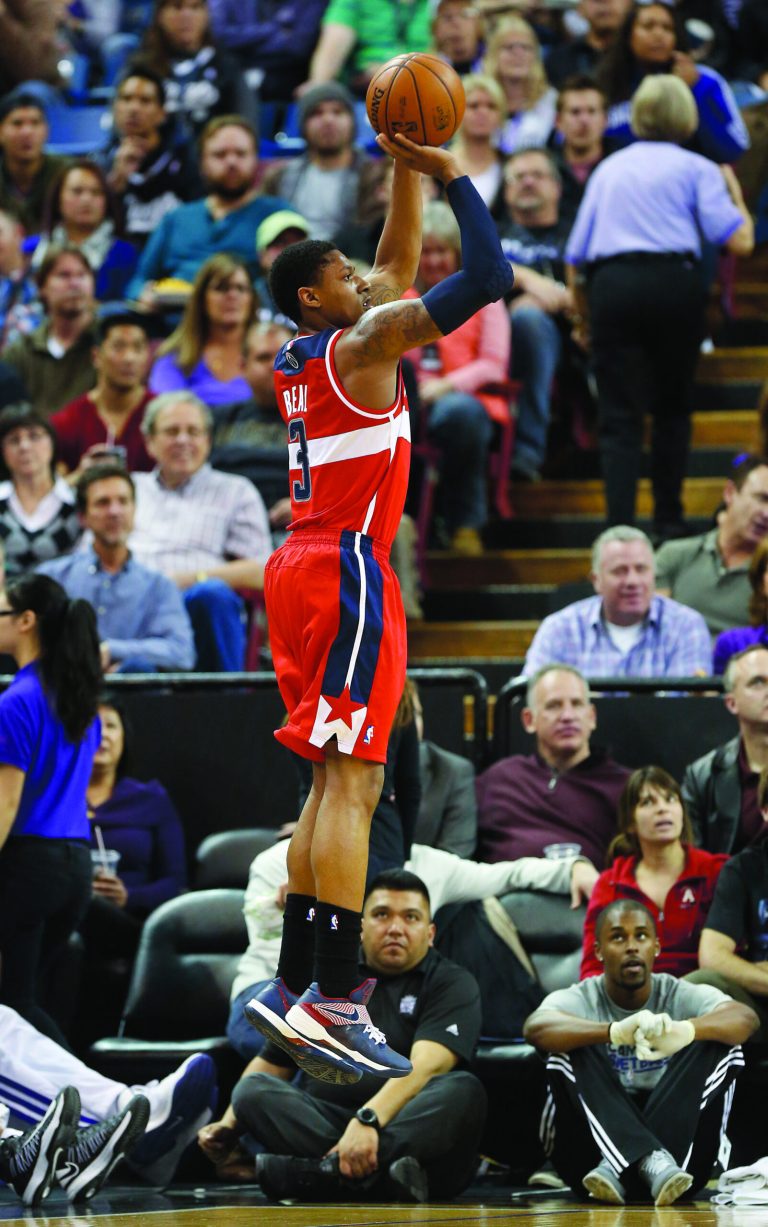 Rich Pedroncelli/AP
Bradley Beal finished with a career-high 26 points in the Wizards' loss to the Kings.