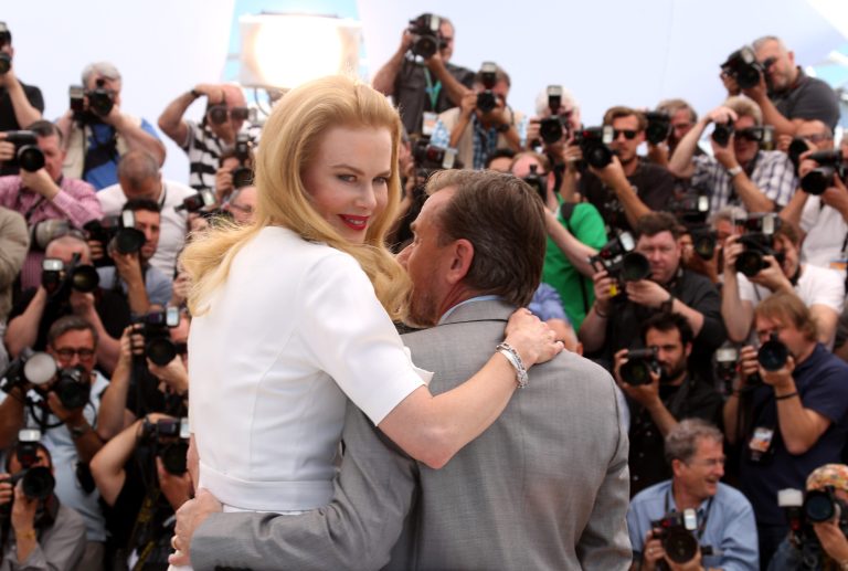 Actress Nicole Kidman, left, and actor Tim Roth pose for photographers during a photo call for the film Grace of Monaco at the 67th international film festival, Cannes, southern France, Wednesday, May 14, 2014. (Photo by Joel Ryan/Invision/AP)