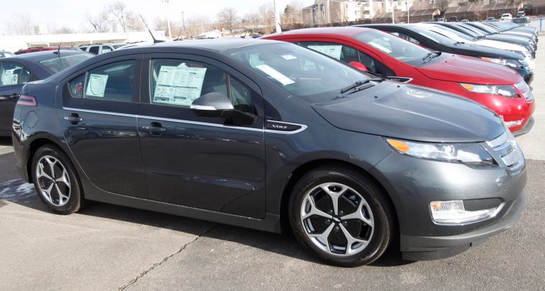 The Department of Energy released its 2014 fuel economy guide, complete with a list of fuel economy leaders, and yet again, the Chevy Volt didn't make the list. (AP Photo/David Zalubowski)