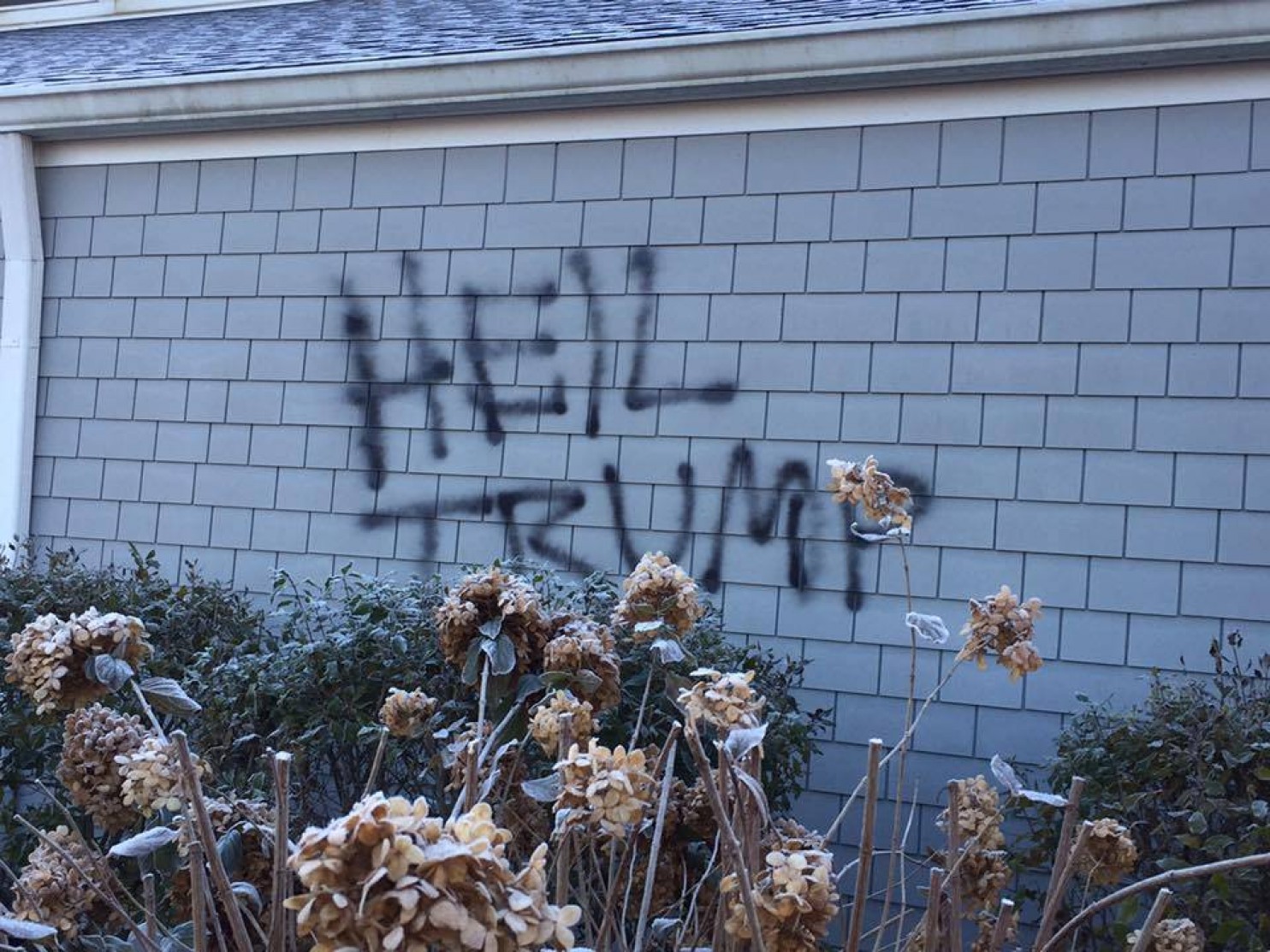 ‘Heil Trump’ graffiti hoax finally solved