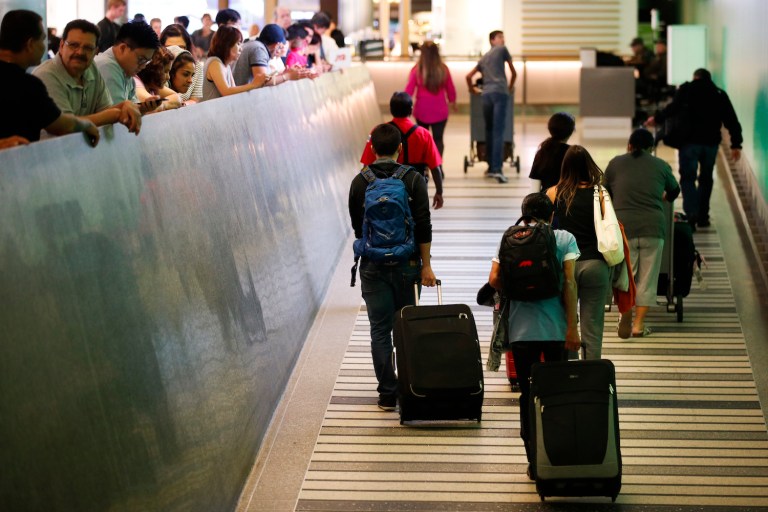 Among voters who listed their top issue as security, 81 percent supported the policy. (AP Photo/Jae C. Hong)