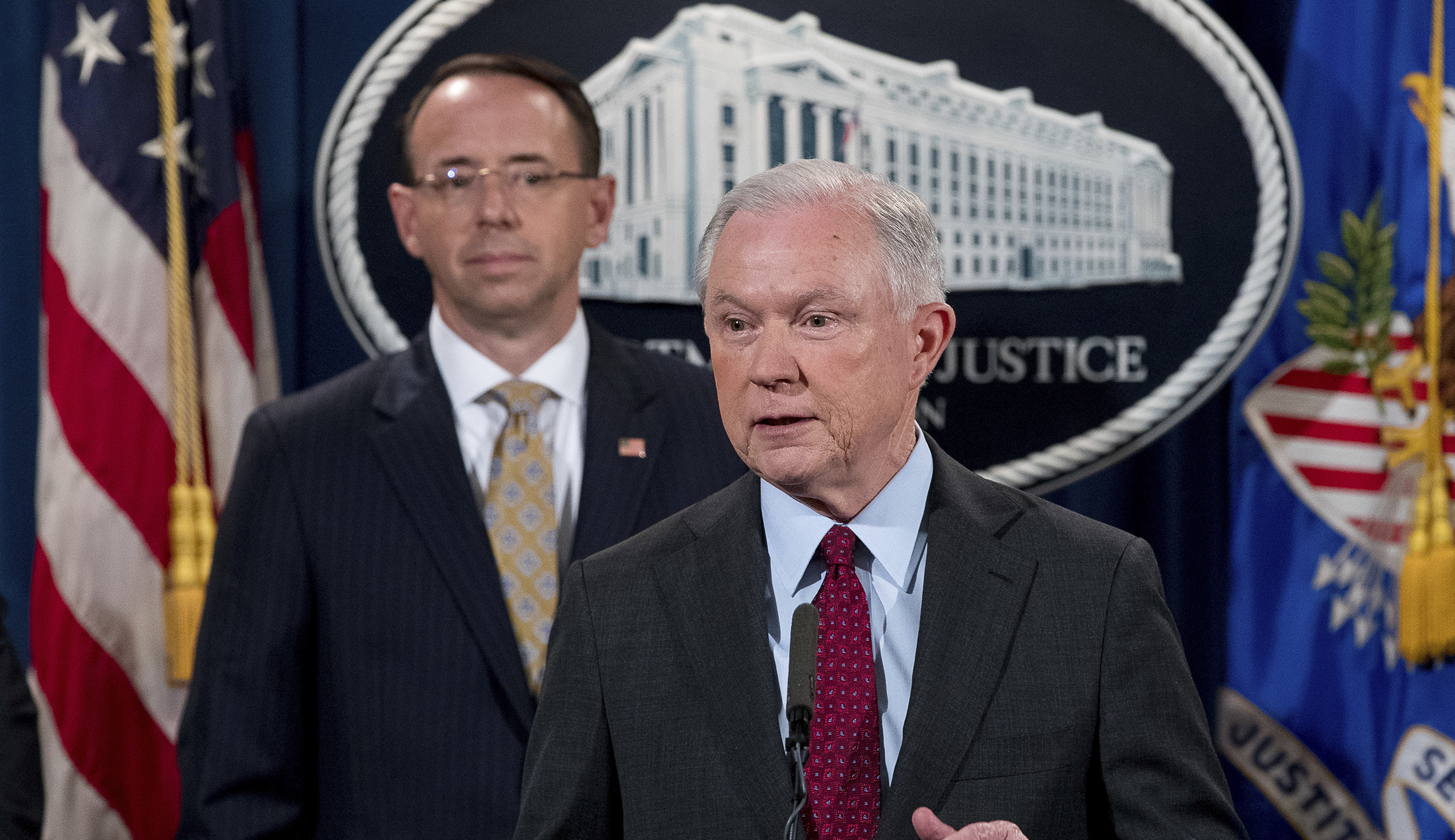 Jeff Sessions praises Deputy AG Rosenstein: ‘He’s a really good guy’