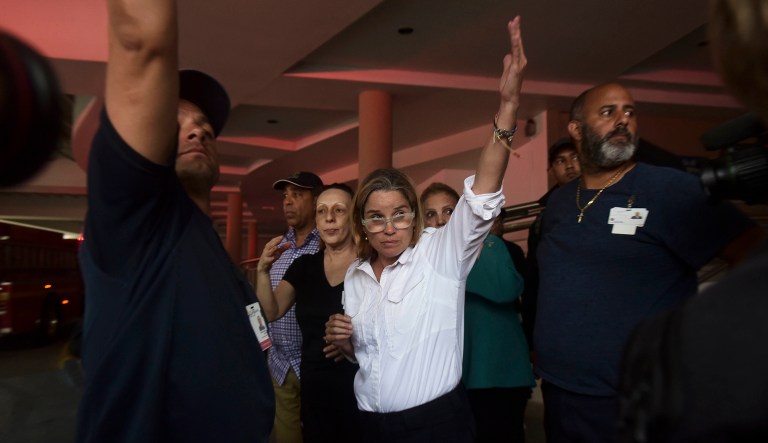 On Saturday, President Trump lashed out at San Juan mayor Carmen Yulín Cruz, who has been mayor of the capital of Puerto Rico since 2013, after she said the Trump administration hadn't done enough to help the hurricane-ravaged U.S. island territory. (AP Photo/Carlos Giusti)