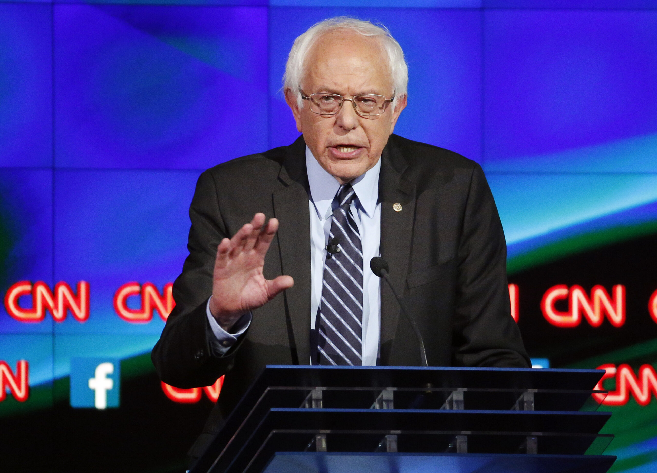 On guns, Sanders knows when he’s beat, but he’s right