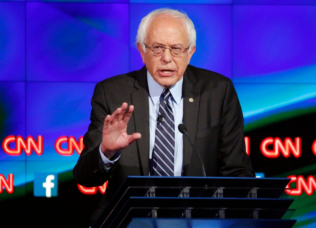 On guns, Sanders knows when he’s beat, but he’s right