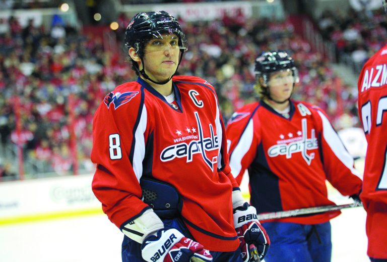 Nick Wass/AP
Capitals left wing Alex Ovechkin will be on a line with Joey Crabb and Jay Beagle vs. the Senators.