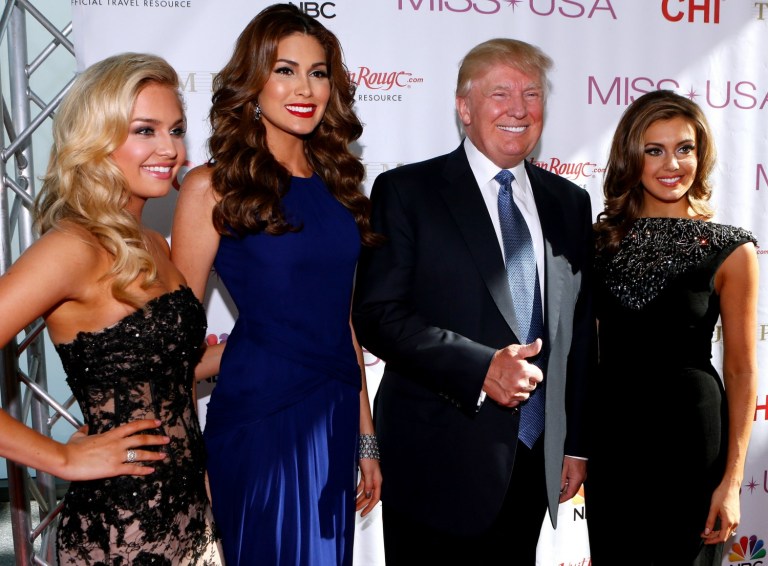 Donald Trump did not grope a woman on an airplane flight to New York, according to a man who claims he was sitting near them on the circa 1980 flight. (AP Photo/Jonathan Bachman)