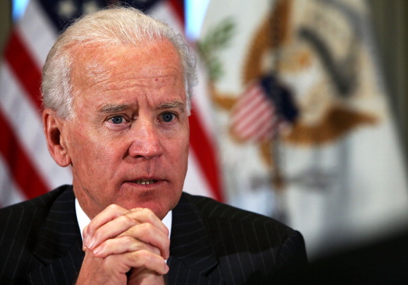 WASHINGTON, DC - JANUARY 11:  U.S. Vice President Joseph Biden speaks during a meeting with representatives from the video game and entertainment industries January 11, 2013 at the Eisenhower Executive Office Building of the White House in Washington, DC. Biden continued his work on developing policy proposals in response to the shooting tragedy in Newtown, Connecticut. He will give his recommendations to President Barack Obama next week.  (Photo by Alex Wong/Getty Images)