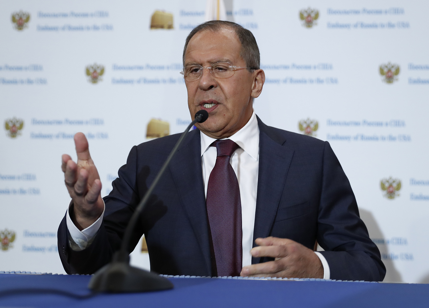 Sergey Lavrov: Trump meeting didn’t cover ‘absurd’ claims of Russian election meddling