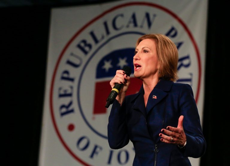 Republican presidential candidate CarlyÂ Fiorina, said,Â 