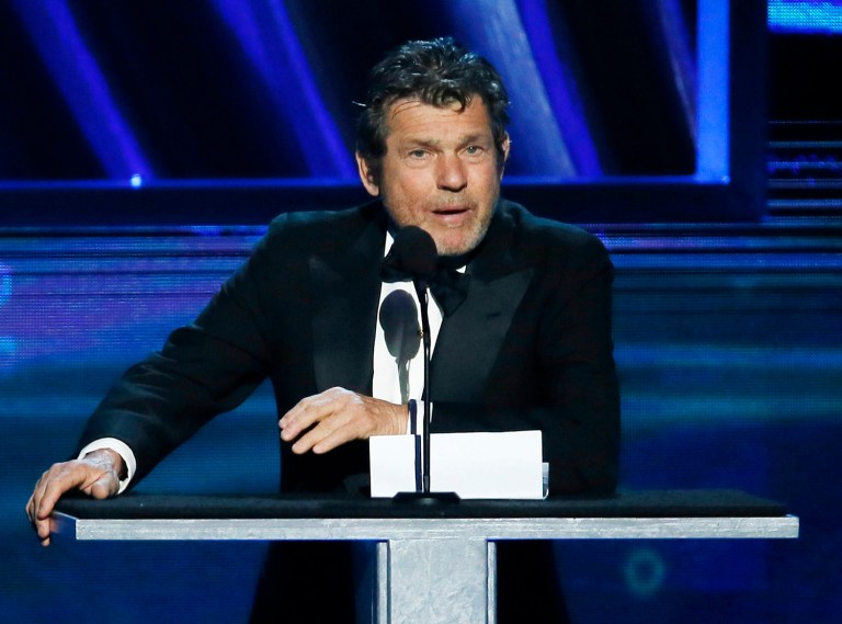Jann Simon Wenner took responsibility for the problems in the article and the pain it caused for University of Virginia Dean Nicole Eramo, who is suing the magazine over her portrayal in that article. (AP Photo)