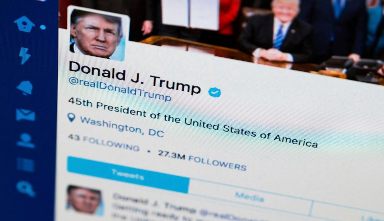 The White House has said President Trump's tweets are 