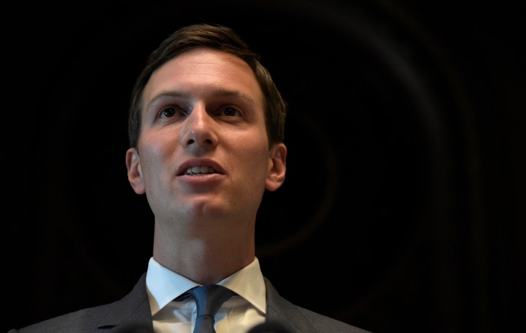 Jared Kushner reportedly had a dust up with the Palestinian president. (AP)
