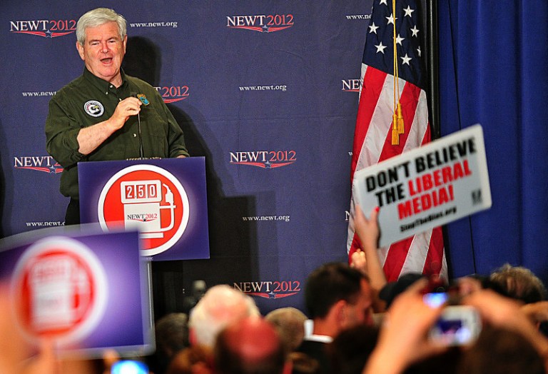 Santorum, Gingrich duke it out down south