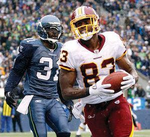 Ted S. Warren/AP
Tight end Fred Davis is the Washington Redskins'leading receiver with 697 yards and three touchdowns this season.