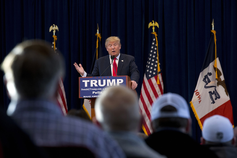 Tone-deaf Trump touts eminent domain support