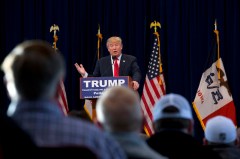 Tone-deaf Trump touts eminent domain support