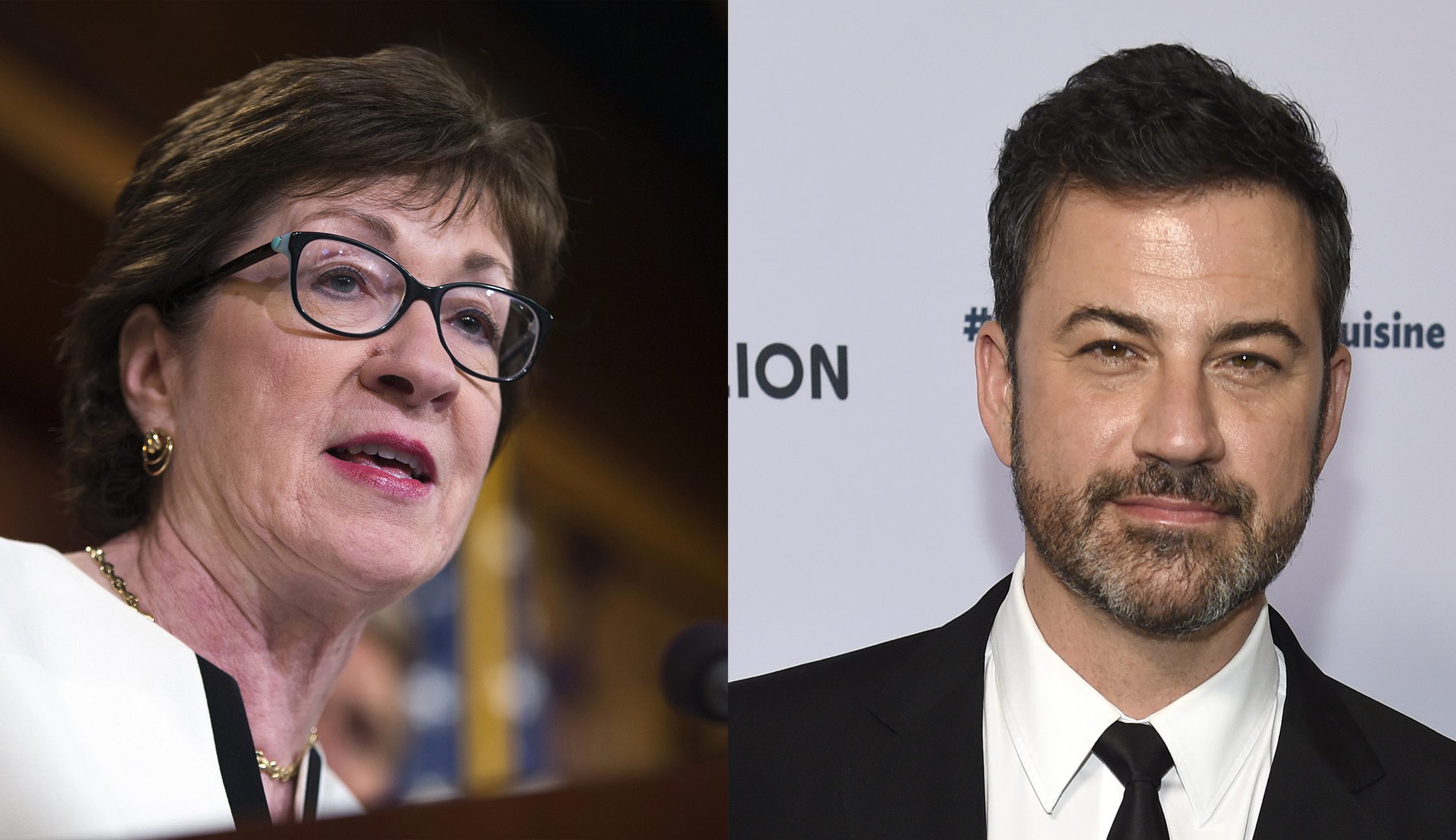 Jimmy Kimmel applauds Susan Collins for pulling her support from Graham-Cassidy healthcare bill