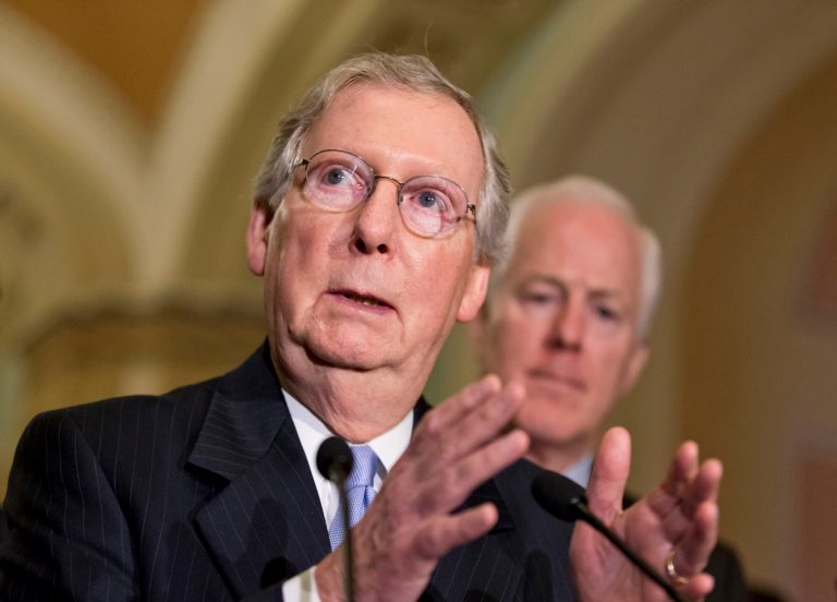 AP/J. Scott Applewhite 
Senate Minority Leader Mitch McConnell, R-Ky., called the estate tax 