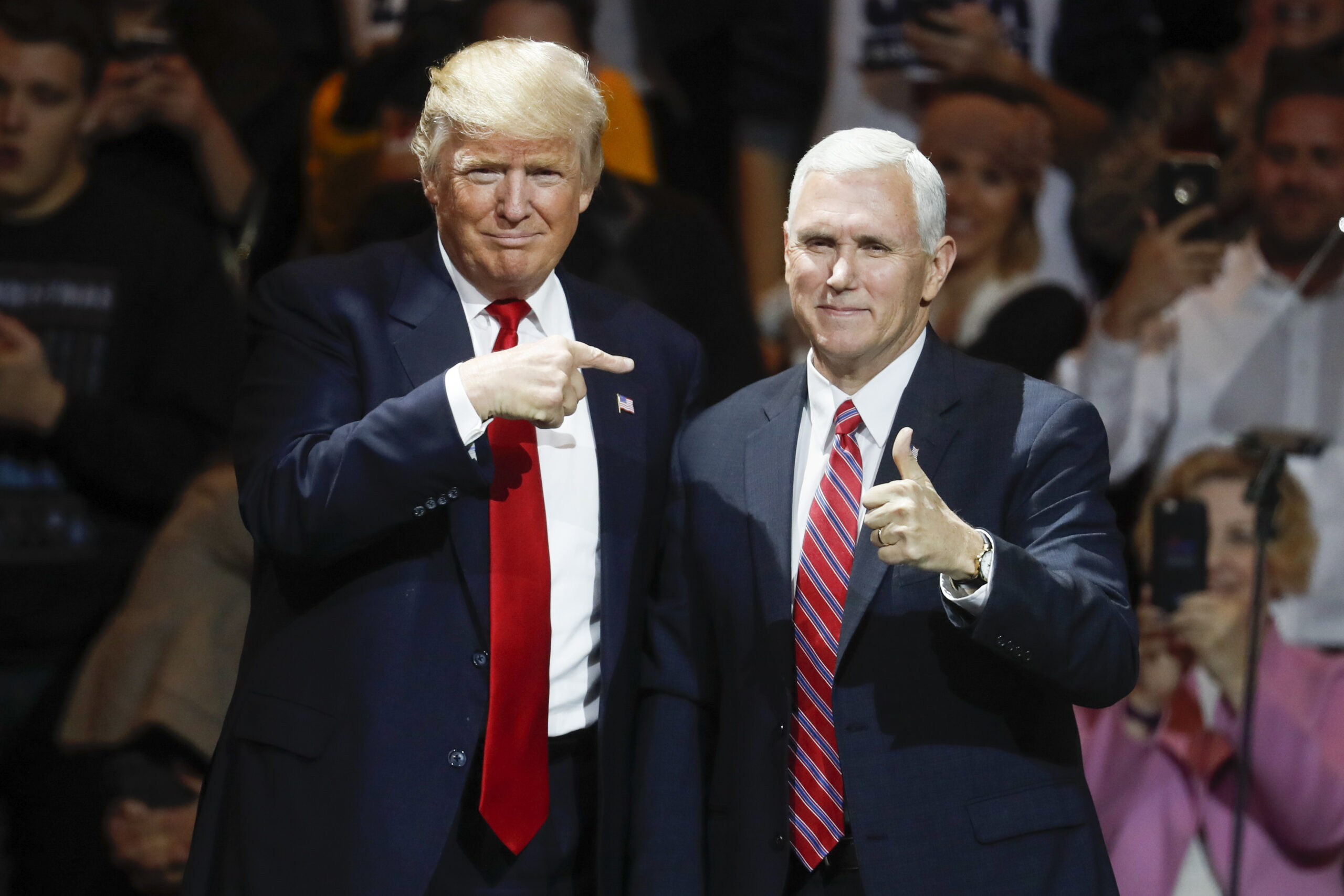 Trump, Pence play good cop, bad cop with US companies