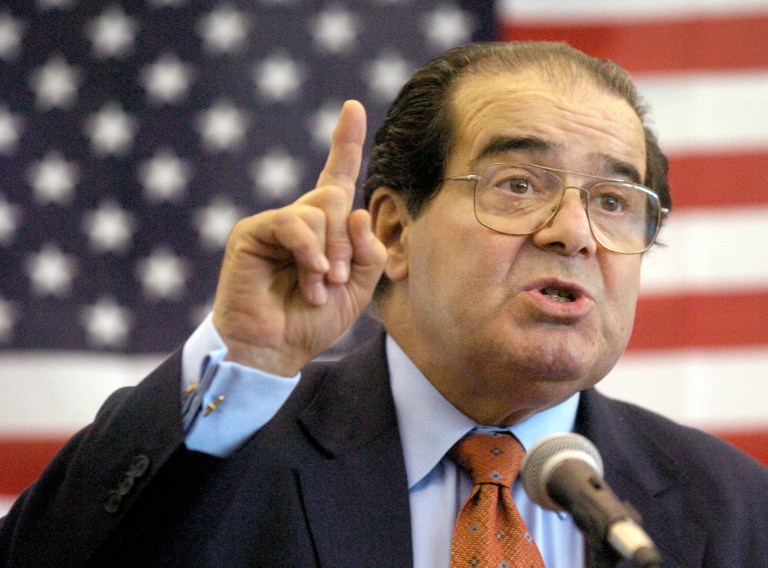 U.S. Supreme Court Justice Antonin Scalia will go down in history as a great justice, with a profound effect on the law. (Gavin Averill/The Hattiesburg American via AP)