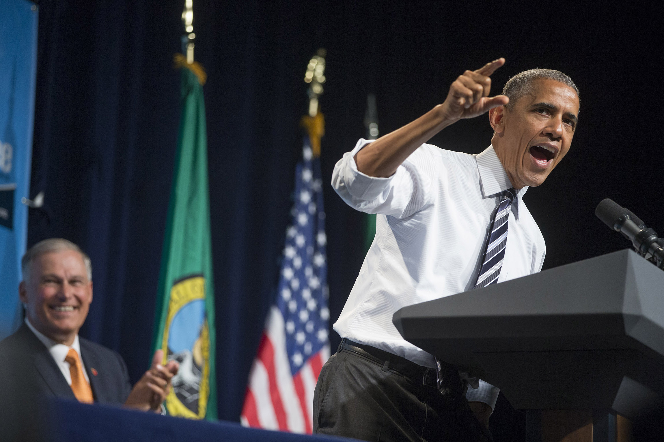 Obama stumps for governor who called Trump ‘clear and present danger’