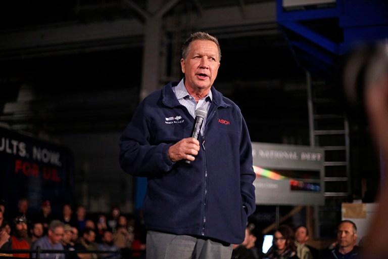 Republican operatives were at a loss to explain how Kasich's move helps in the effort to derail Trump. (AP Photo/Gene J. Puskar)