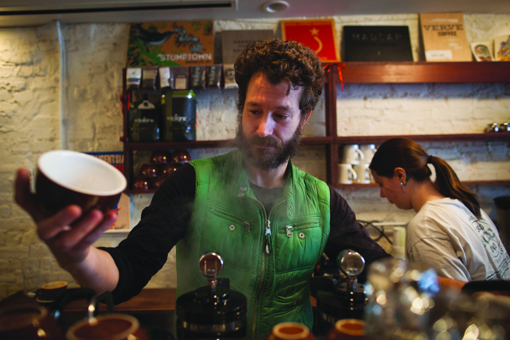 Dolcezza gelato master Robb Duncan chills out