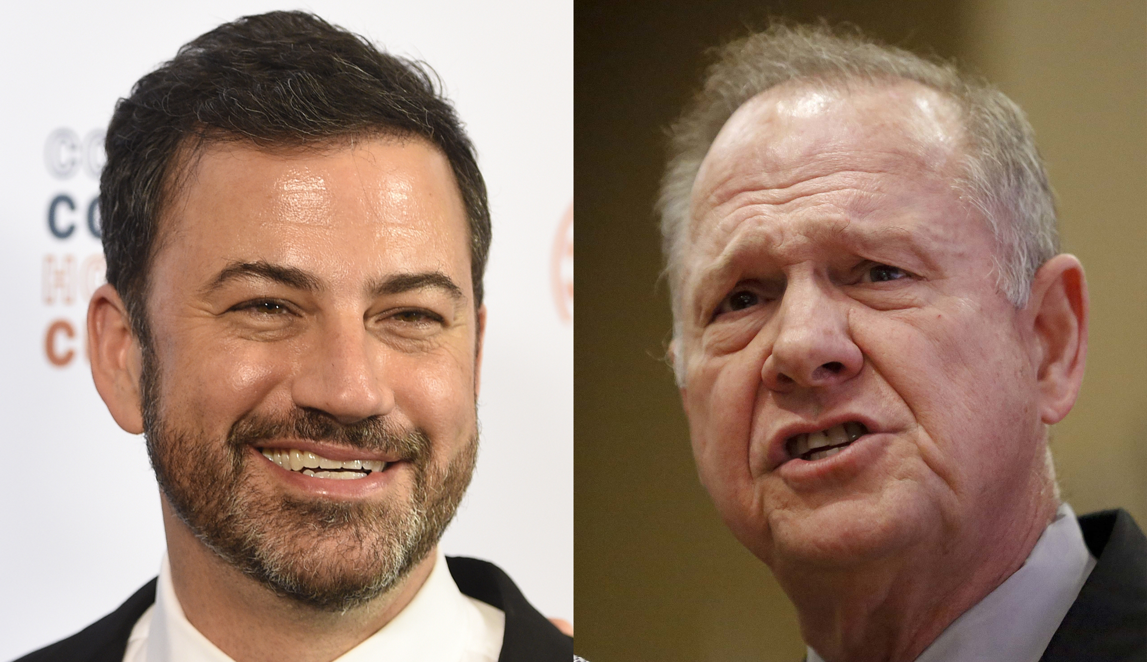 Jimmy Kimmel responds to Roy Moore’s challenge to mock his faith ‘man to man’ with a tweet