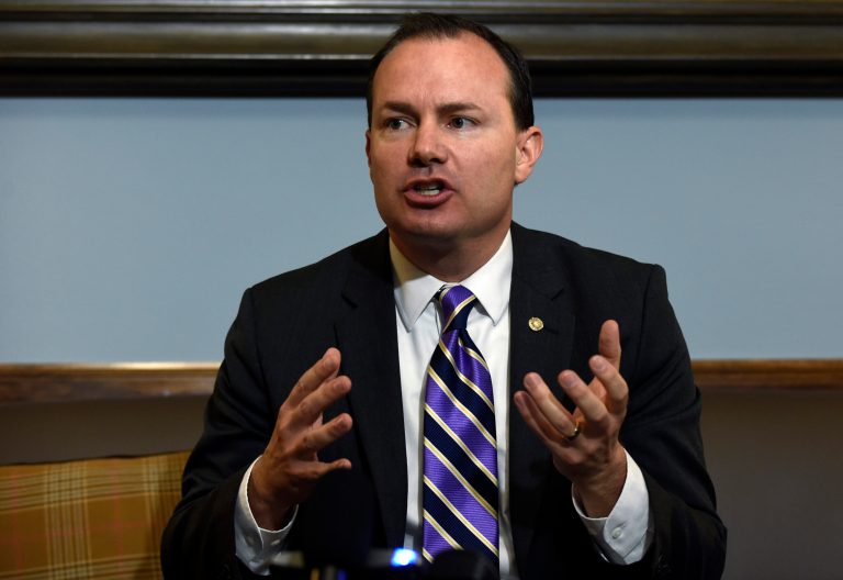 Sen. Mike Lee, R-Utah, is drafting a resolution that demonstrates that the Senate must ratify any agreement that Obama signs onto in Paris.Â (AP Photo/Susan Walsh)