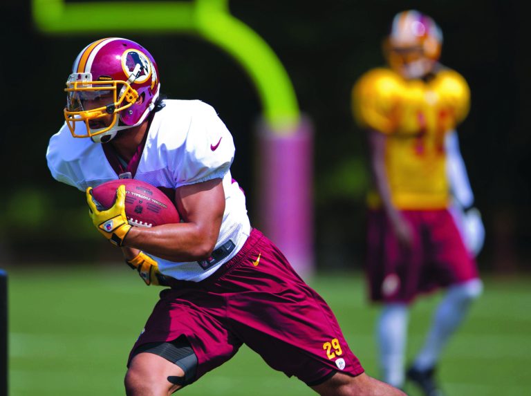 Evan Vucci/AP
Washington Redskins running back Roy Helu ran for 640 yards and two touchdowns on 151 carries last season.