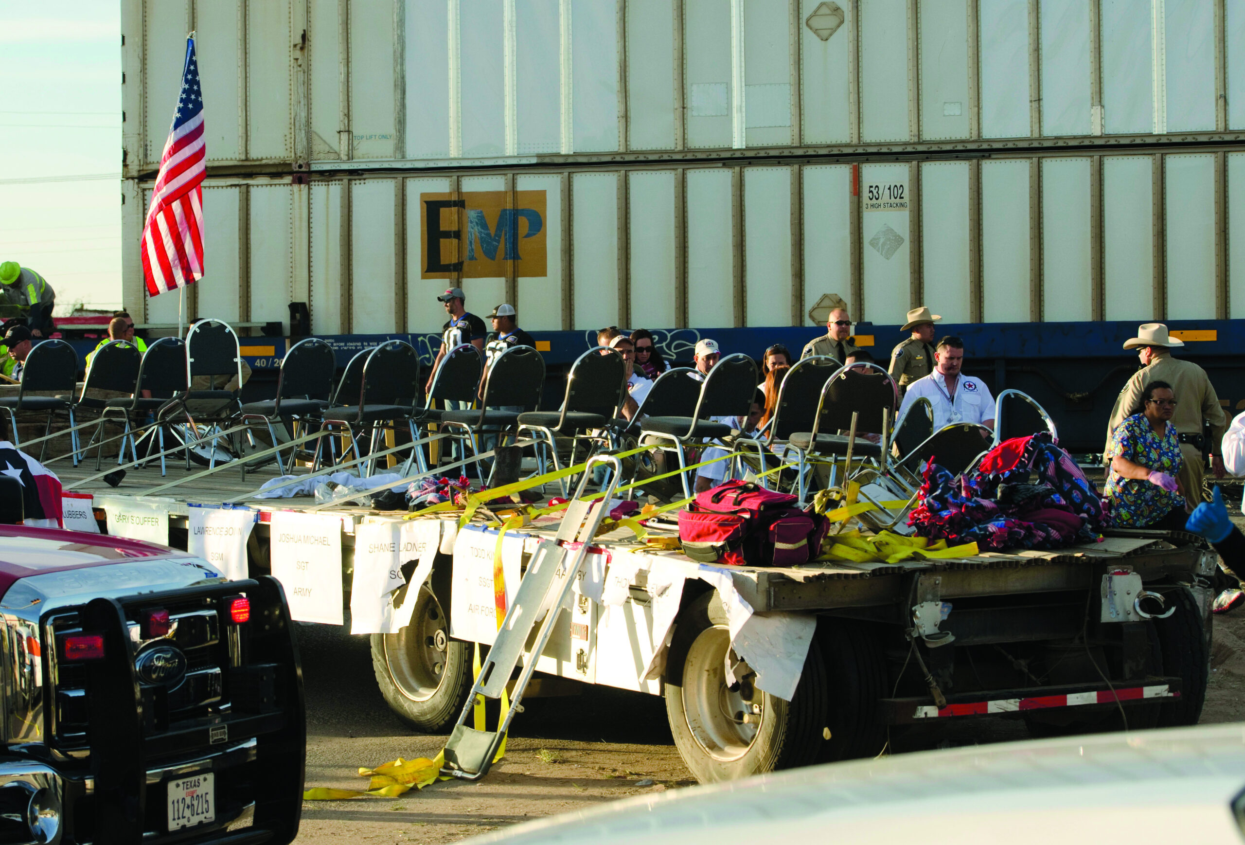 Army veteran drove float in Texas parade crash