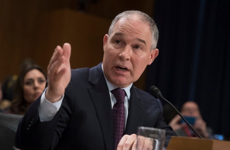 Oklahoma attorney general had faced strong opposition from Democrats. (AP Photo/J. Scott Applewhite)