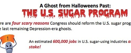 The candy lobby fights the sugar lobby on Halloween