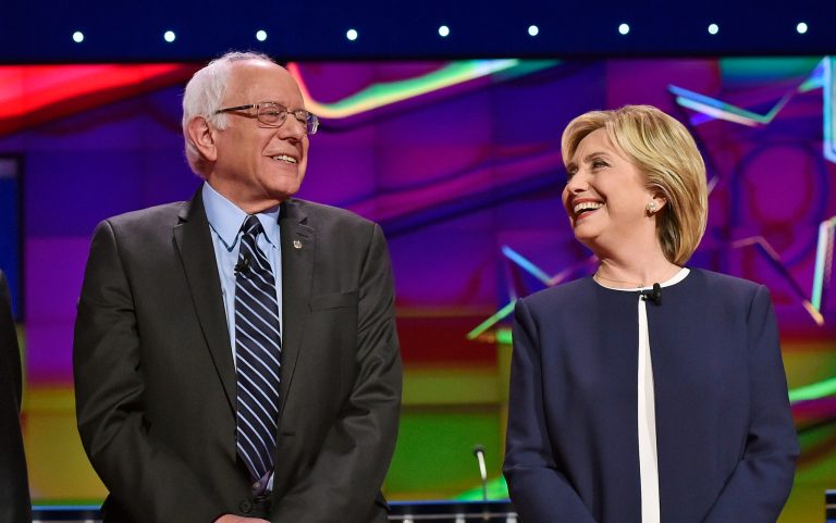 Clinton talked of criminal justice reform, gun safety legislation, minimum wage and college affordability at a historically black college. (AP Photo/David Becker)