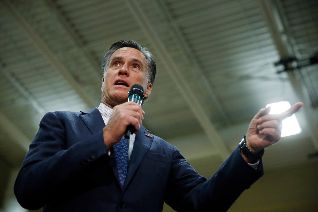Romney boosts David French as third-party candidate