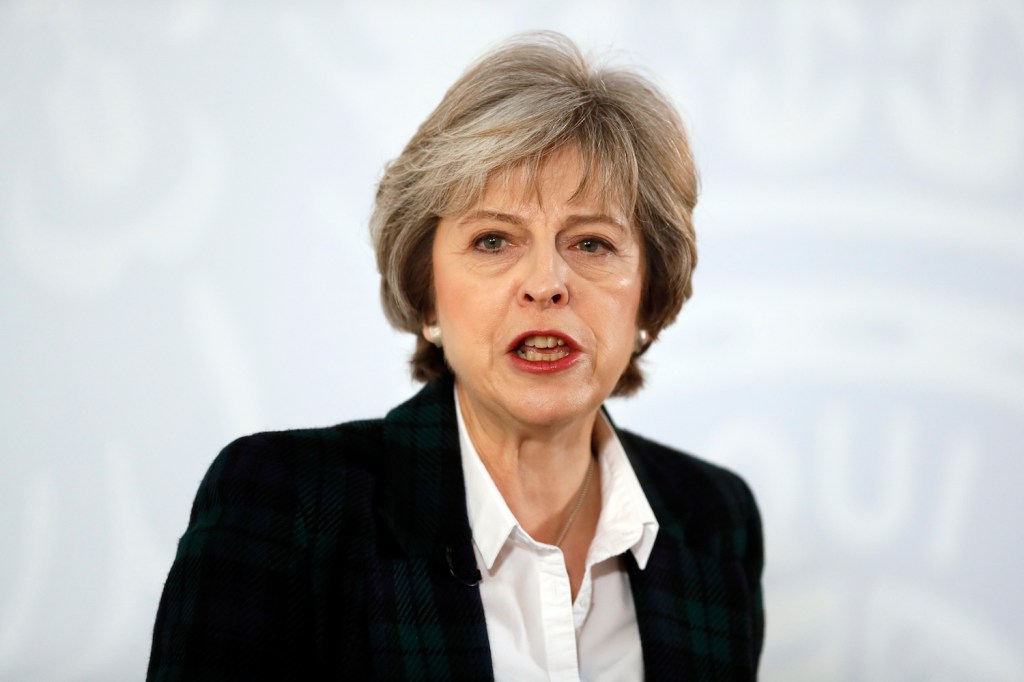 May affirms Brexit will lead to freer British trade