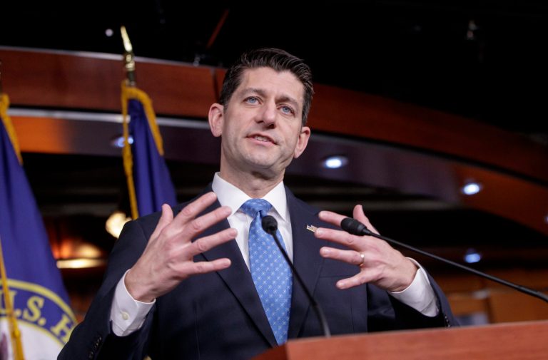 House Speaker Paul Ryan, R-Wis., says that even though lawmakers will only have four days to avoid a government shutdown when they return from a two-week recess later this month, he's optimistic Republicans will keep the lights on. (AP Photo/J. Scott Applewhite)
